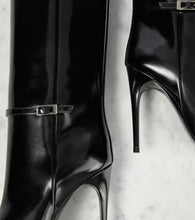 Saint Laurent Vendome 110 leather knee-high boots