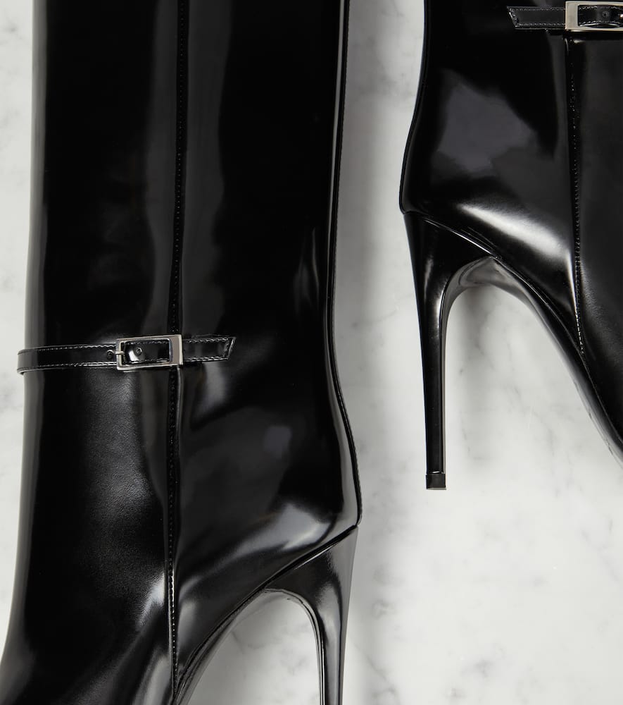 Saint Laurent Vendome 110 leather knee-high boots