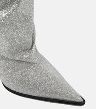 Alexandre Vauthier Glitter knee-high boots