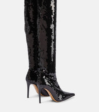 Alexandre Vauthier Elixir sequined over-the-knee boots