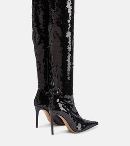 Alexandre Vauthier Elixir sequined over-the-knee boots