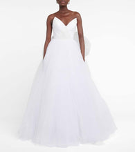Rasario Bridal Greta off-shoulder silk gown