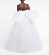 Rasario Bridal Greta off-shoulder silk gown