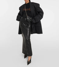 Balenciaga Cagole 70 leather slingback pumps