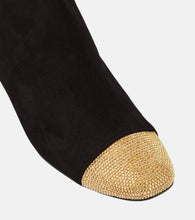 Rene Caovilla Embellished suede ankle boots
