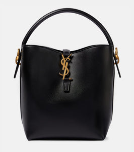 Saint Laurent Le 37 Small leather bucket bag. Shop Saint Laurent Shoulder Bags for women now.