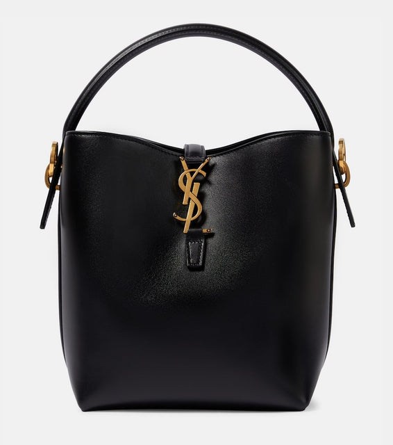 Saint Laurent Le 37 Small leather bucket bag. Shop Saint Laurent Shoulder Bags for women now.