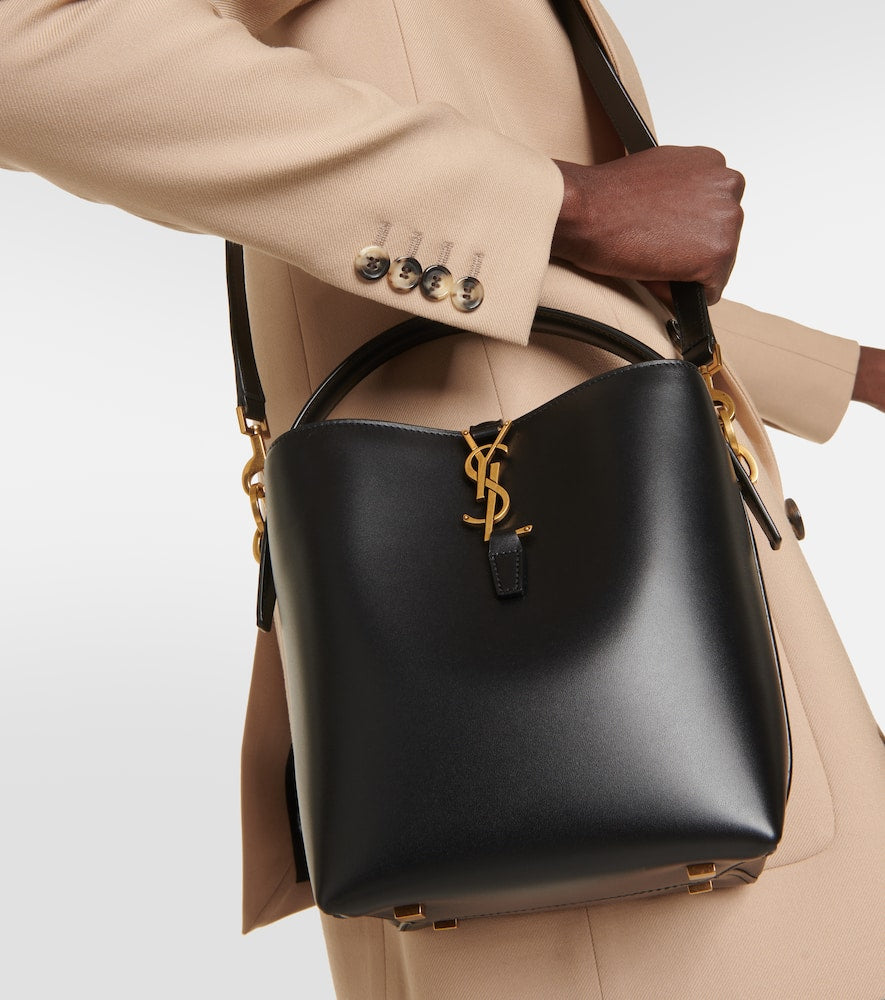 Saint Laurent Le 37 Small leather bucket bag