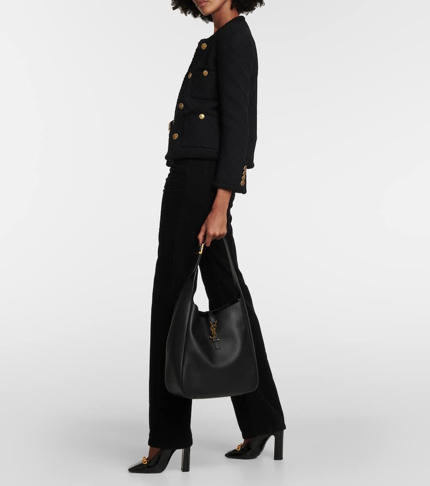 Saint Laurent Le 5 √É¬† 7 Large leather tote bag