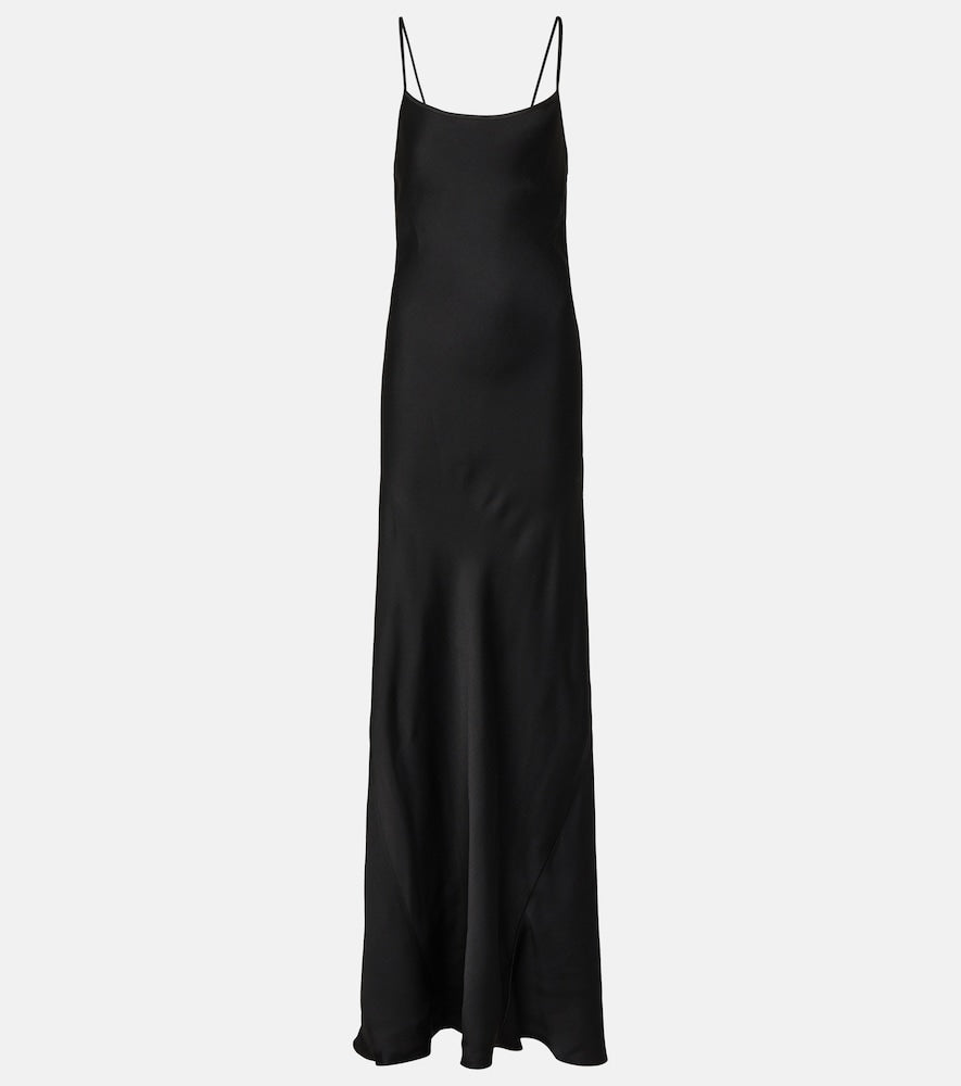 Victoria Beckham Satin slip dress. 维多利亚·贝克汉姆缎面吊带裙