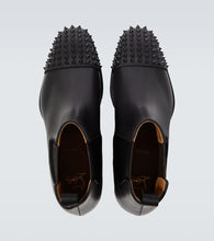 Christian Louboutin Melon Spikes leather Chelsea boots