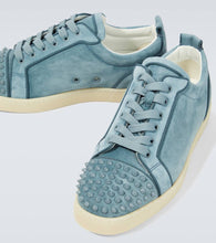 Christian Louboutin Louis Junior Spikes suede sneakers
