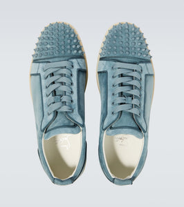 Christian Louboutin Louis Junior Spikes suede sneakers