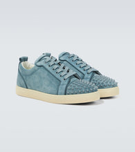 Christian Louboutin Louis Junior Spikes suede sneakers