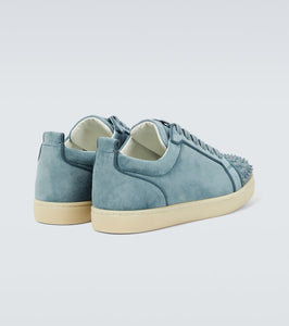 Christian Louboutin Louis Junior Spikes suede sneakers