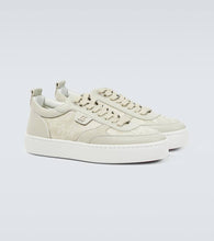 Christian Louboutin Happyrui leather-trimmed sneakers