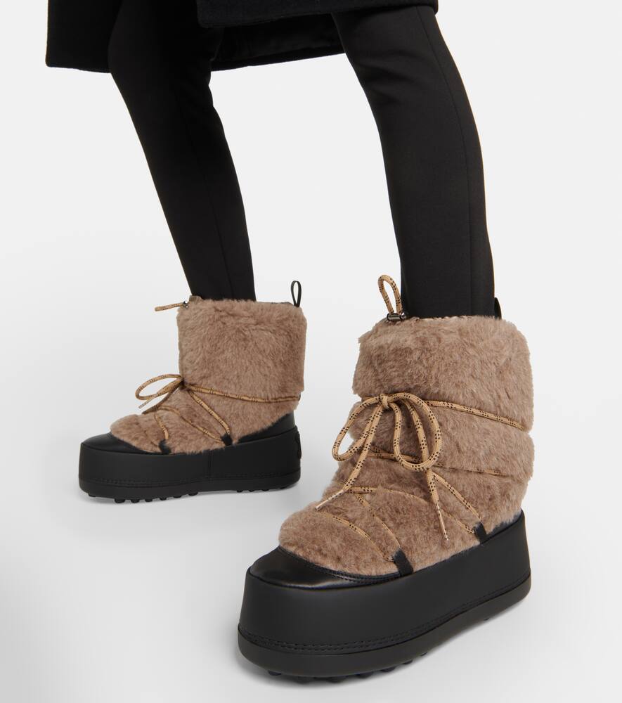 Max Mara Teddy shearling ankle boots