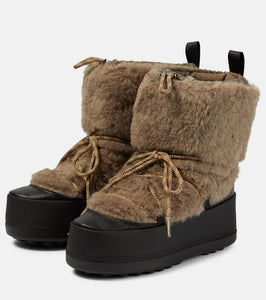 Max Mara Teddy shearling ankle boots