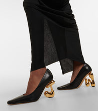 JW Anderson Bubble leather pumps