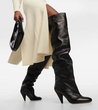 Proenza Schouler Cone leather over-the-knee boots