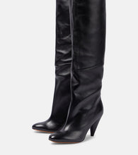 Proenza Schouler Cone leather over-the-knee boots