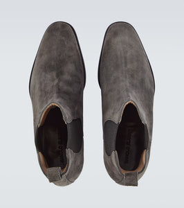 Manolo Blahnik Delsa suede Chelsea boots