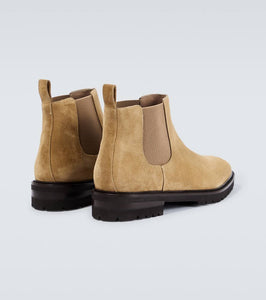 Manolo Blahnik Brompton suede Chelsea boots
