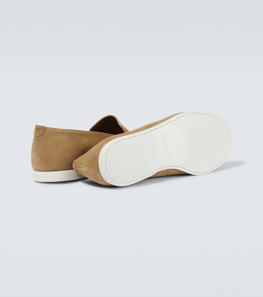 Manolo Blahnik Monaco suede loafers