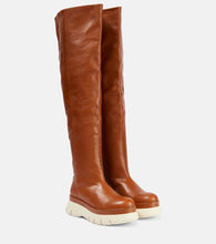 Isabel Marant Malyx leather over-the-knee boots - Isabel Marant Malyx 皮革过膝长靴