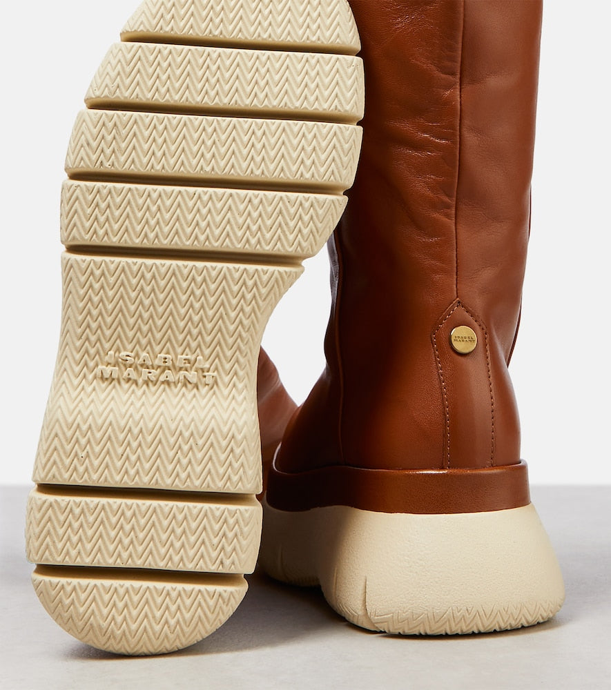 Isabel Marant Malyx leather over-the-knee boots