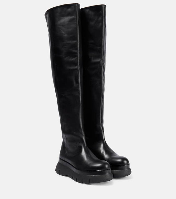Isabel Marant Malyx leather over-the-knee boots