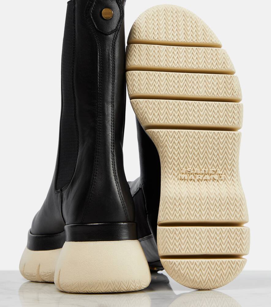 Isabel Marant Mecile leather Chelsea boots