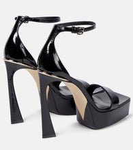 Victoria Beckham Patent leather platform sandals