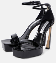 Victoria Beckham Patent leather platform sandals