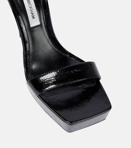 Victoria Beckham Patent leather platform sandals