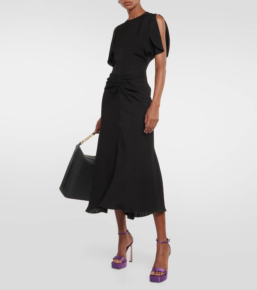 Victoria Beckham Satin platform sandals