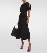 Victoria Beckham Satin platform sandals