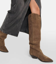 Isabel Marant Denvee suede knee-high boots