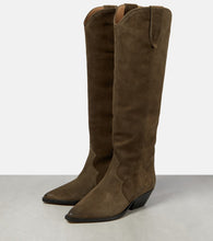 Isabel Marant Denvee suede knee-high boots