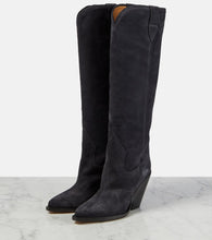 Isabel Marant Lomero suede knee-high boots