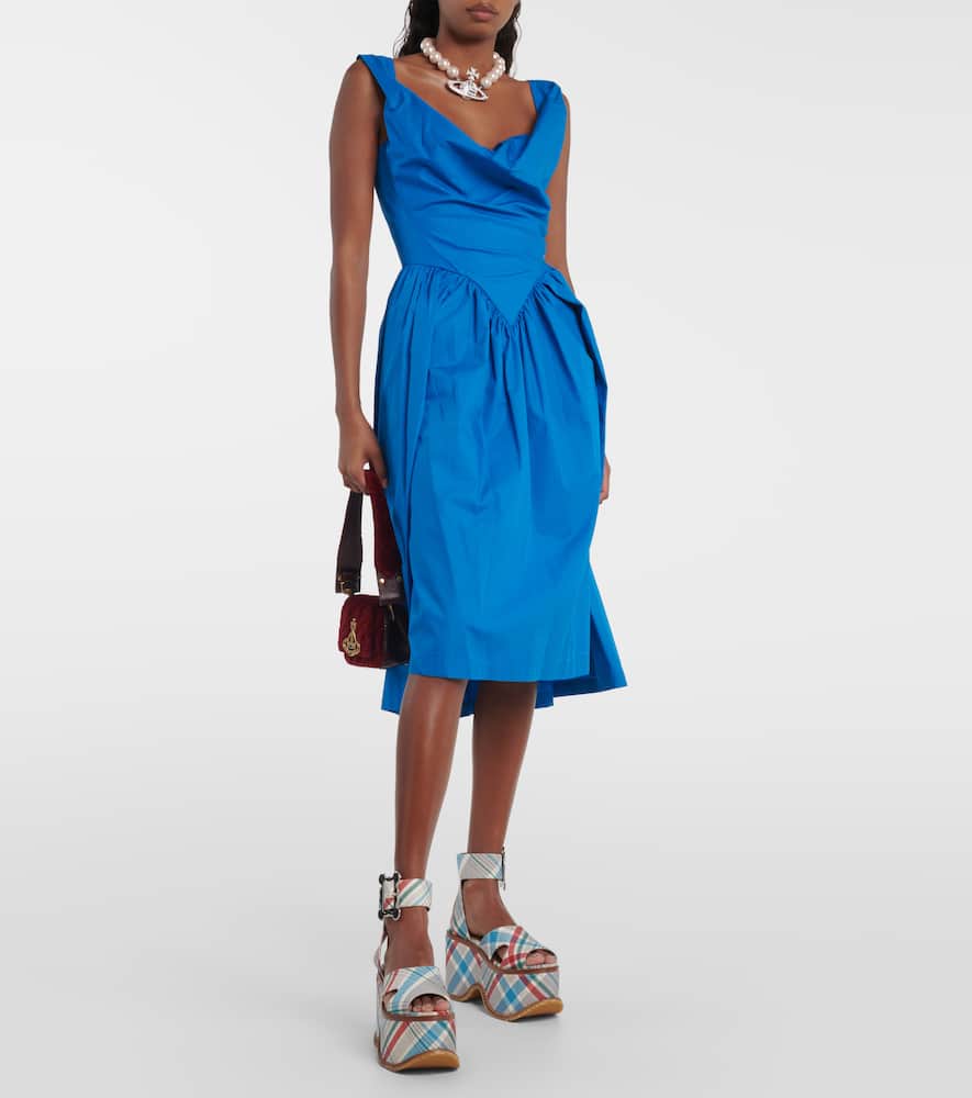 Vivienne Westwood London leather check sandals