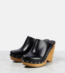 Isabel Marant Tsuko leather clogs