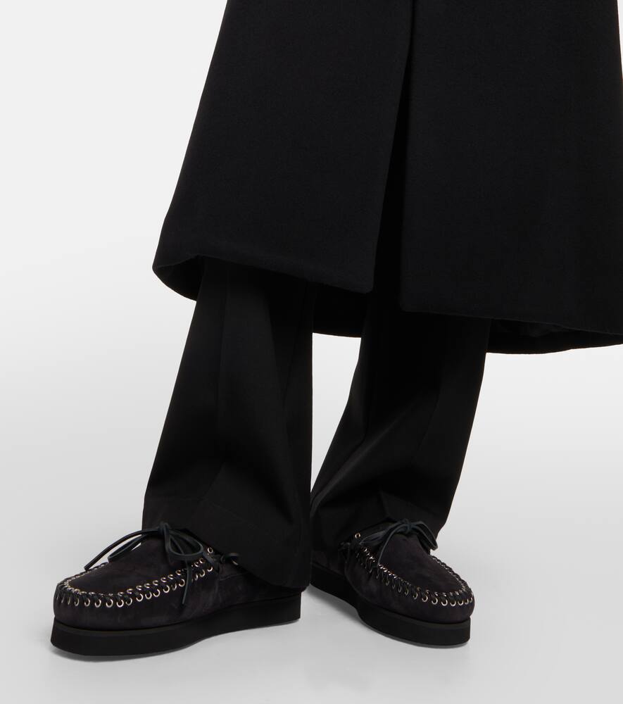 Isabel Marant Forley shearling-lined suede mocassins
