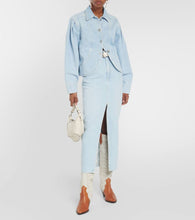 Isabel Marant Liela leather and suede cowboy boots