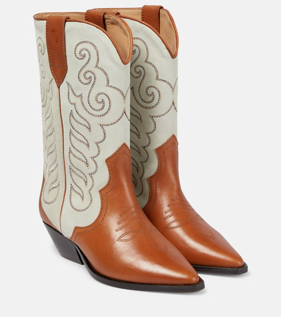 Isabel Marant Duerto embroidered leather boots