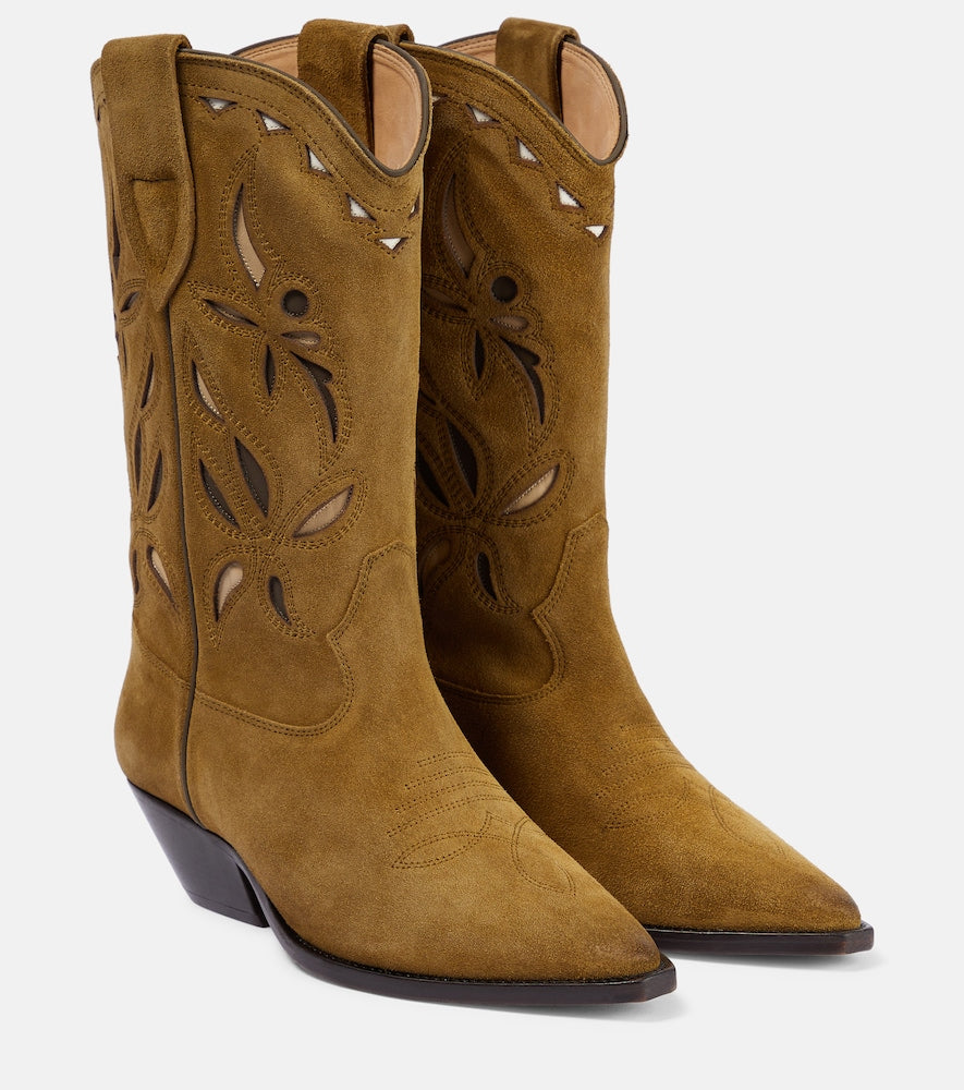 Isabel Marant Duerto suede cowboy boots - Isabel Marant Duerto 麂皮牛仔靴
