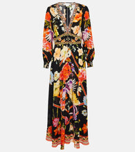 Camilla Embellished silk maxi dress