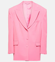 Magda Butrym Single-breasted silk-blend blazer - Magda Butrym 单排扣真丝混纺西装外套