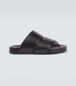 Bottega Veneta Crossover leather sandals