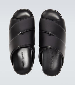 Bottega Veneta Crossover leather sandals